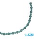گردنبند آونتورین سبز اصل مکرومه بافی | سنگ شانس و انرژی مثبت