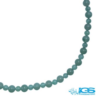 گردنبند آونتورین سبز اصل مکرومه بافی | سنگ شانس و انرژی مثبت