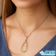 سنگ روتایل طلایی بدون زنجیر