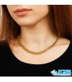 زنجیر استیل طلایی طرح کارتیر