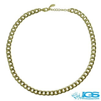 زنجیر استیل طلایی طرح کارتیر