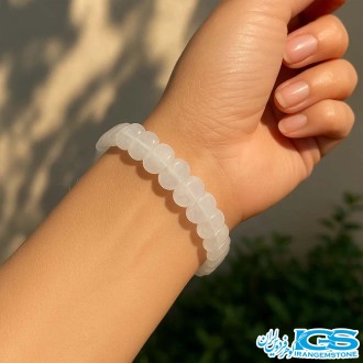 دستبند سنگ کریستال کوارتز