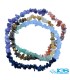 گردنبند هفت چاکرا چیپسی اصل | Seven Chakra Chip Necklace