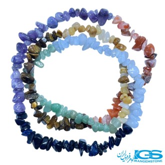 گردنبند هفت چاکرا چیپسی اصل | Seven Chakra Chip Necklace