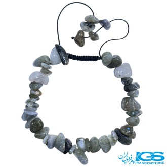 دستبند لابرادوریت چیپسی مکرومه بافی