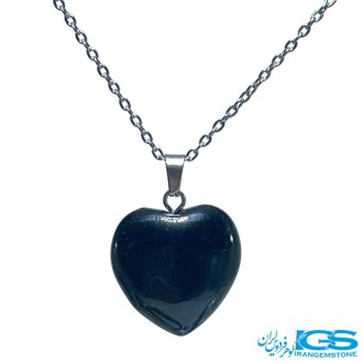 گردنبند سنگ اونیکس قلب اصل با خواص درمانی