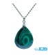 گردنبند سنگ مالاکیت اصل (بدون زنجیر) آرامش‌بخش
