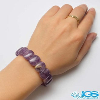 دستبند کشی آمیتیست | آرامش و انرژی مثبت در یک جواهر