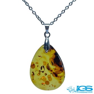 گردنبند سنگ کهربا