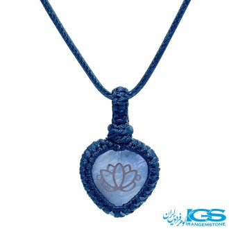 گردنبند آمیتیست مکرومه بافی