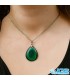 گردنبند سنگ مالاکیت اصل (بدون زنجیر) آرامشبخش