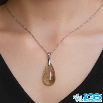 سنگ روتایل طلایی بدون زنجیر