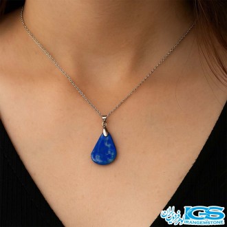 گردنبند لاجورد گردن مدل