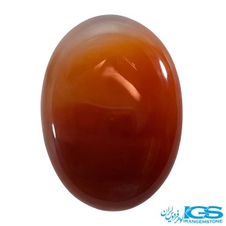 نگین عقیق کارنلین نارنجی اصل انرژی‌بخش
