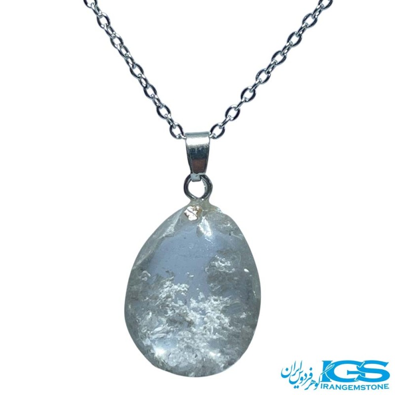 گردنبند سنگ کریستال کوارتز