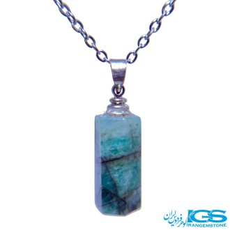 گردنبند سنگ زمرد بدون زنجیر