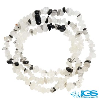 گردنبند تورمالین کوارتز راف چیپسی