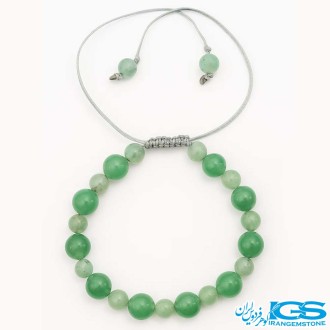 دستبند آونتورین مکرومه بافی