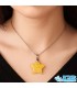 گردنبند سیترین ستاره گردن مدل