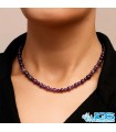 گردنبند سنگ آمیتیست – نماد آرامش و محافظت