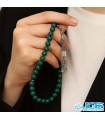تسبیح آونتورین سبز ۳۳ دانه | سنگ آرامش قلب