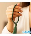 تسبیح یشم سبز اصل افغانستان 33 دانه‌ای | آرامش، انرژی مثبت