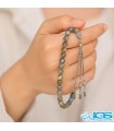 تسبیح لابرادوریت ۳۳ تایی اصل | آرامش ذهن و تقویت شهود