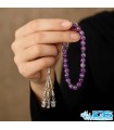 تسبیح سنگ آمیتیست 33 تایی - آرامش و تعادل