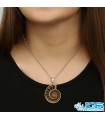 گردنبند فسیل آمونیت | نماد انرژی حیات و تحول بدون زنجیر