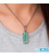 گردنبند سنگ زمرد بدون زنجیر