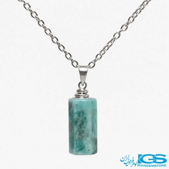 گردنبند سنگ زمرد بدون زنجیر