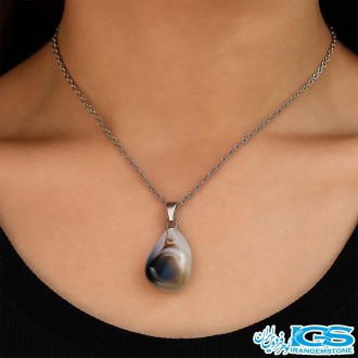 گردنبند سنگ زمرد بدون زنجیر