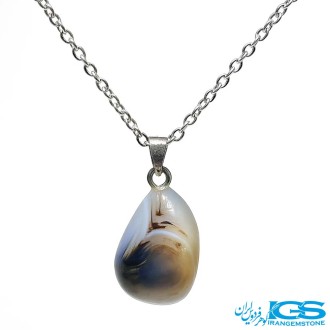 گردنبند سنگ عقیق بدون زنجیر
