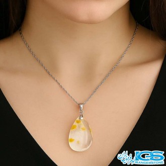 گردنبند سنگ کریستال کوارتز