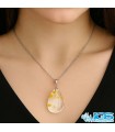 گردنبند سنگ کریستال کوارتز