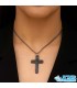گردنبند هماتیت حدید صلیب بدون زنجیر