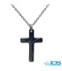 گردنبند هماتیت حدید صلیب بدون زنجیر