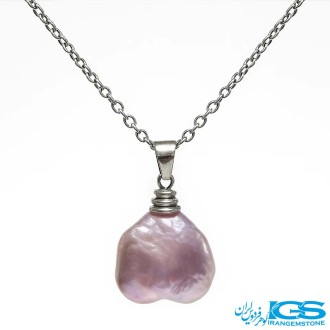 گردنبند سنگ مروارید باروک طبیعی بدون زنجیر