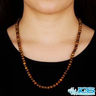 گردنبند سنگ چشم ببر – نماد قدرت و تمرکز