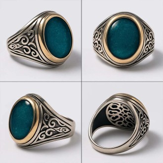 انگشتر نقره مردانه