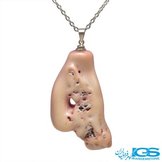 گردنبند مرجان قرمز بدون زنجیر