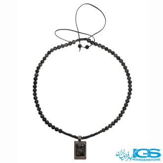 گردنبند سنگ اونیکس وگارنت با خواص درمانی