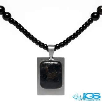 گردنبند سنگ اونیکس وگارنت با خواص درمانی