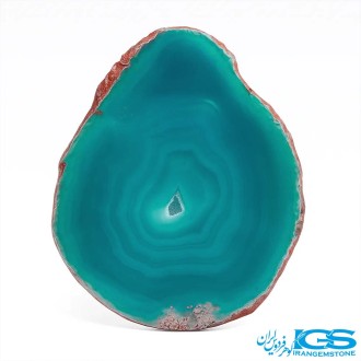 عقیق سبز برزیلی اسلایس