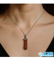 گردنبند منشور سنگ دلربا بدون زنجیر