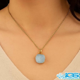 گردنبند سنگ کریستال کوارتز بدون زنجیر