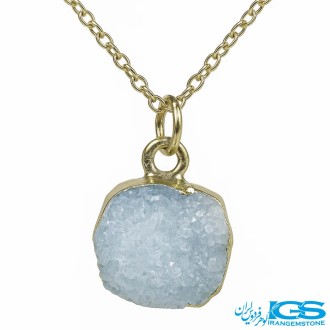 گردنبند سنگ کریستال کوارتز بدون زنجیر