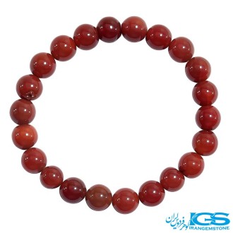 دستبند سنگ کارنلین کشی