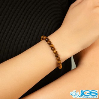 دستبند سنگ چشم ببر کشی