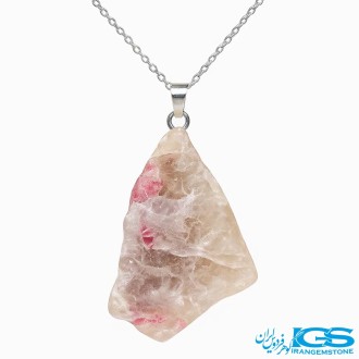 گردنبند یاقوت سرخ راف بدون زنجیر